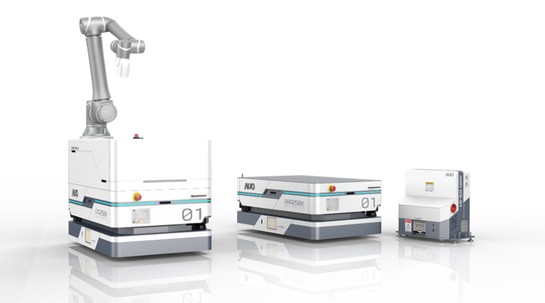 球速体育數位開發的自主式移動機器人（AMR250M），搭配全向輪並結合AI演算法、2D LiDAR、3D攝影機等技術，協助客戶實現產線全自動化